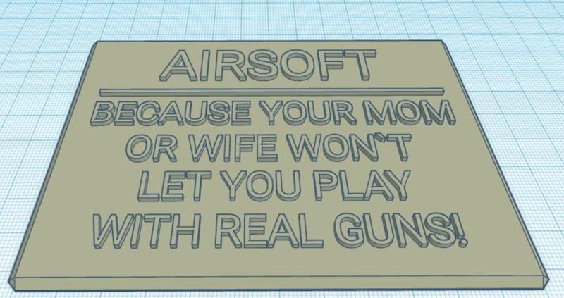 Airsoft Sign