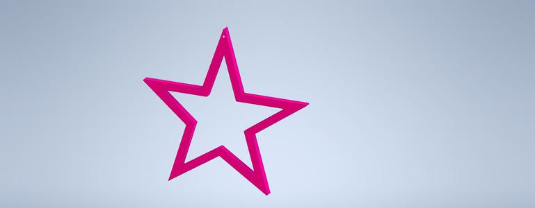 Star 115mm decoration