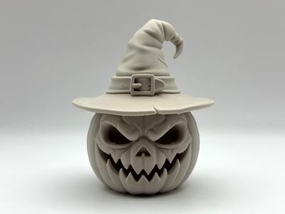 Pumpkin Witch Hat