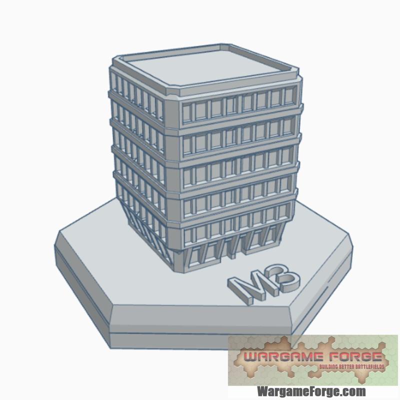 Sci-Fi Building 28 Hex Map Scale HMSSF028