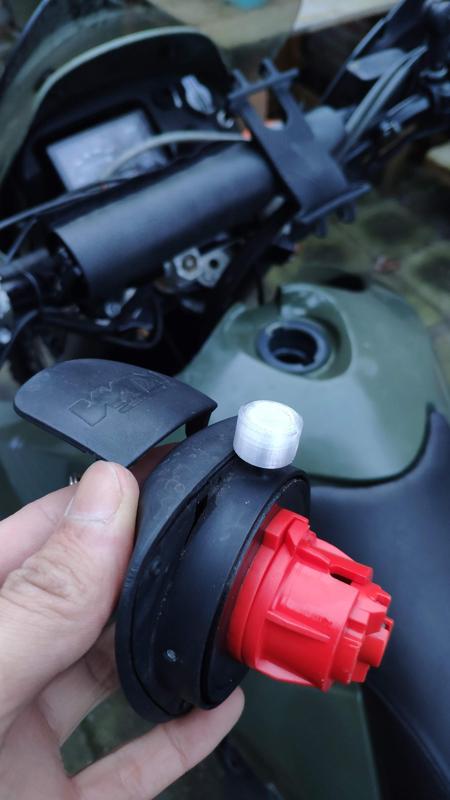 Motorcycle tank vent cap
