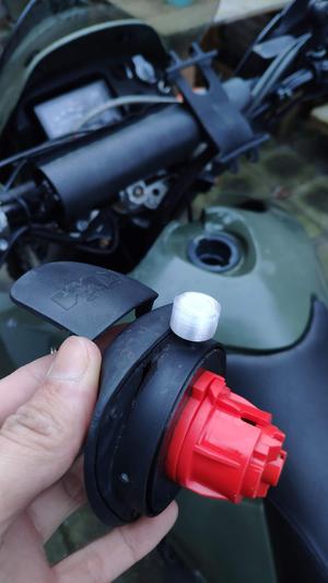Motorcycle tank vent cap