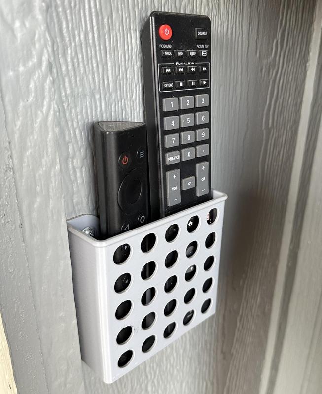 Wall Mount Remote Basket