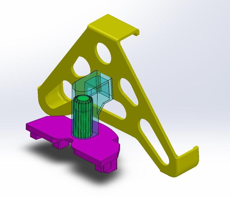 FLSUN V400 Speeder Pad Mount on Frame Profile