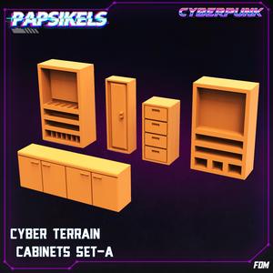 CYBER TERRAIN CABINETS SET A
