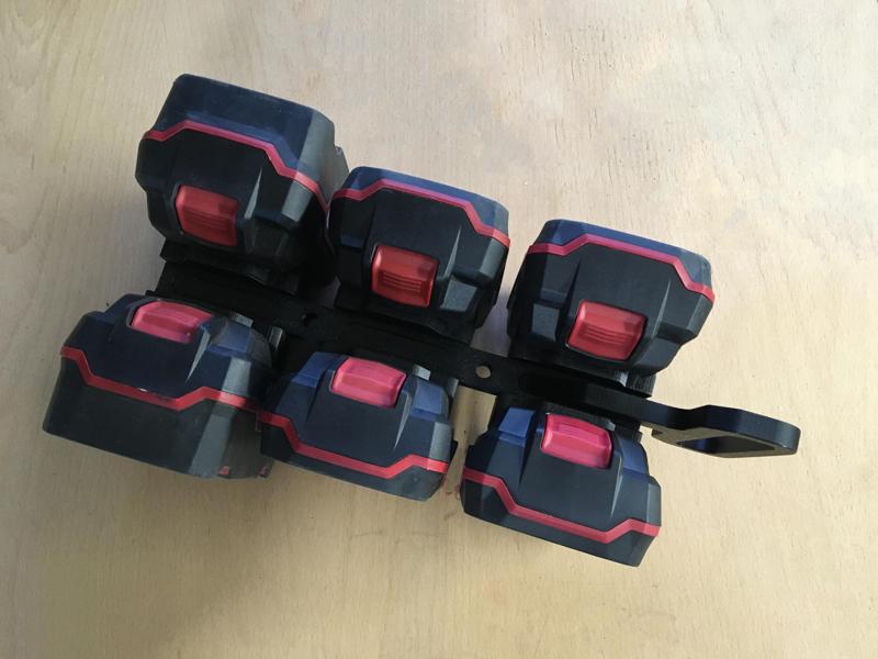 Parkside X20 battery pack 6x