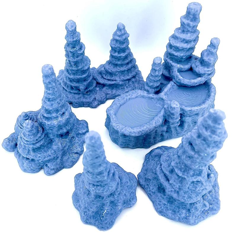 Witches Fingers Stalagmites Set