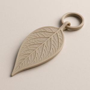 Leaf Vein Keychain