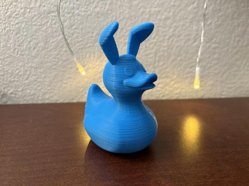 Bunny Ear Rubber Duck 
