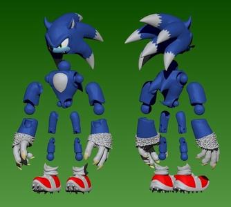 Sonic Werehog - Articulated