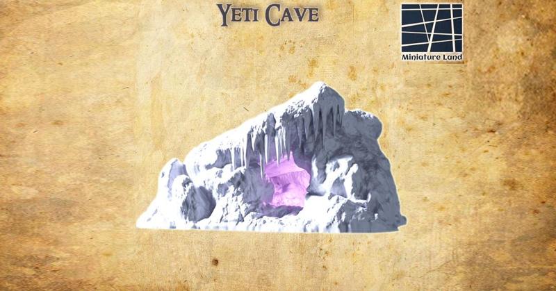 Yeti Cave - Tabletop Terrain - 28 MM