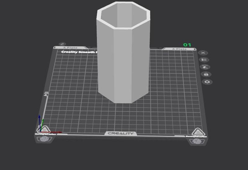 hexagon pencil holder