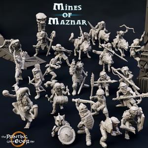 Maznar Goblin Army - Presupported - 27 Models