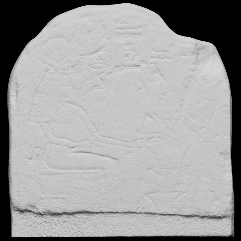 Limestone stele of Isis