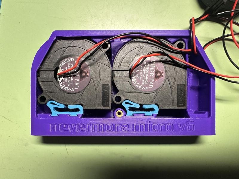 Nevermore V6 Plenum for West3d's Berserker Vindr Fans