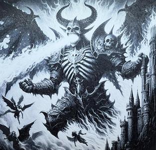 Horned Skull Demon #8