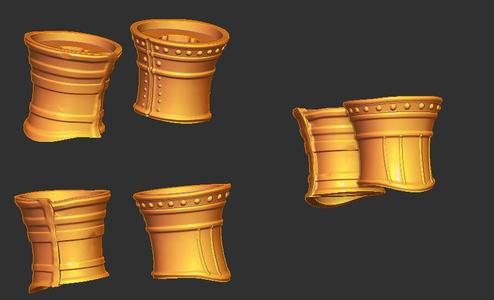 elite-knight-wrist (metal and leather)