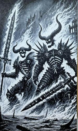 Horned Skull Demon #16