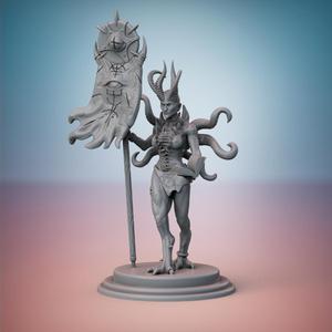Demon Mages. Banner Bearer.