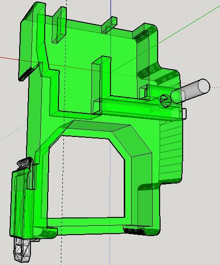 Shelly 2.5 single DIN rail clip 