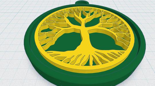 Celtic / Norse - Tree Of Life Pendent 1