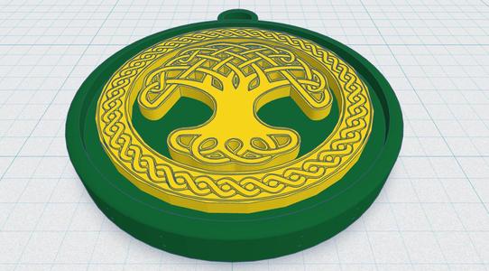 Celtic / Norse - Tree Of Life Pendent 16