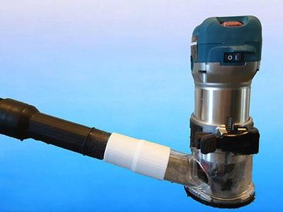 Vacuum hose adapter for Makita RT0700CX 