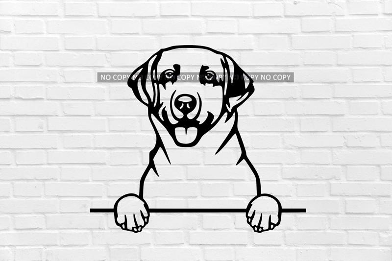 Labrador dog wall decoration