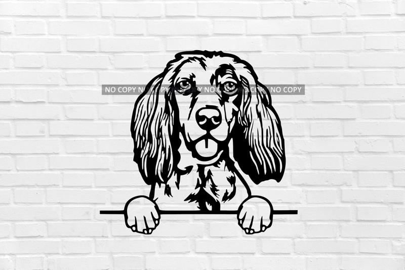 English Setter dog wall decoration