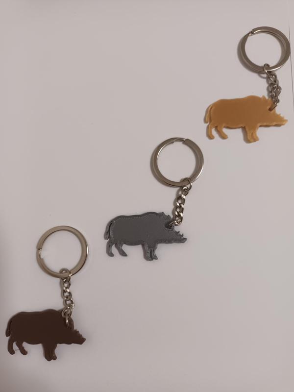Keychain boar model / breloczek dzik