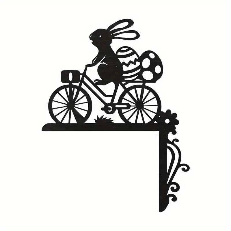 Wall art - Easter bunny door/window corner