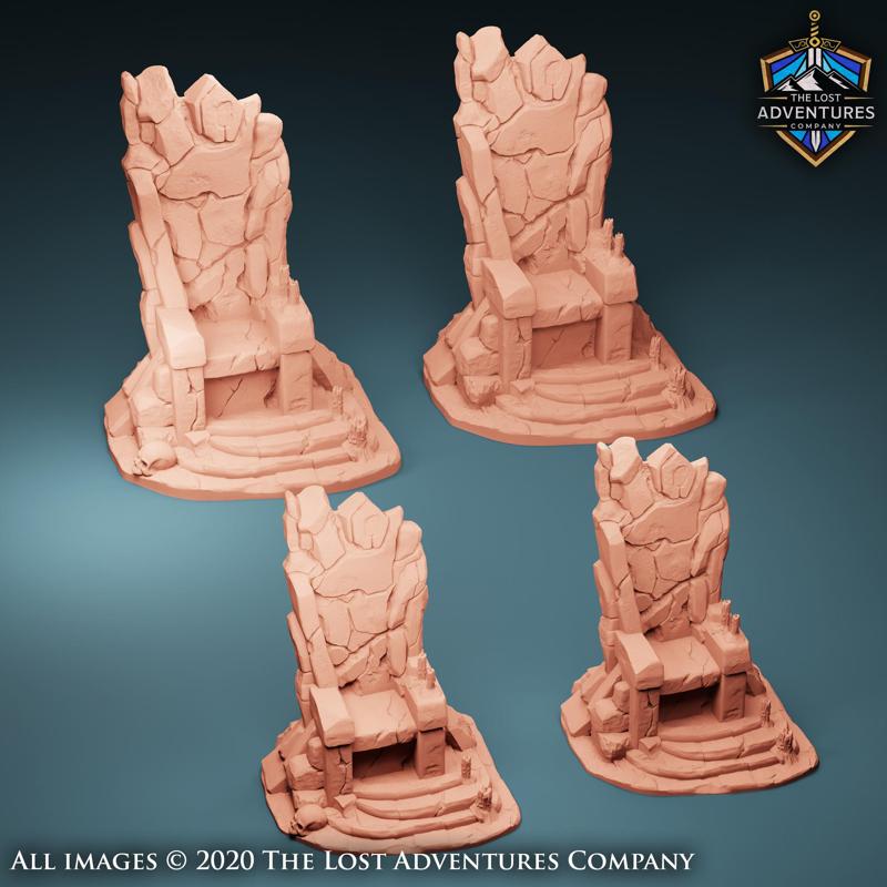 Stone Thrones (Set of 2)