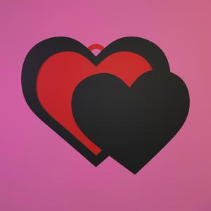 keychain heart