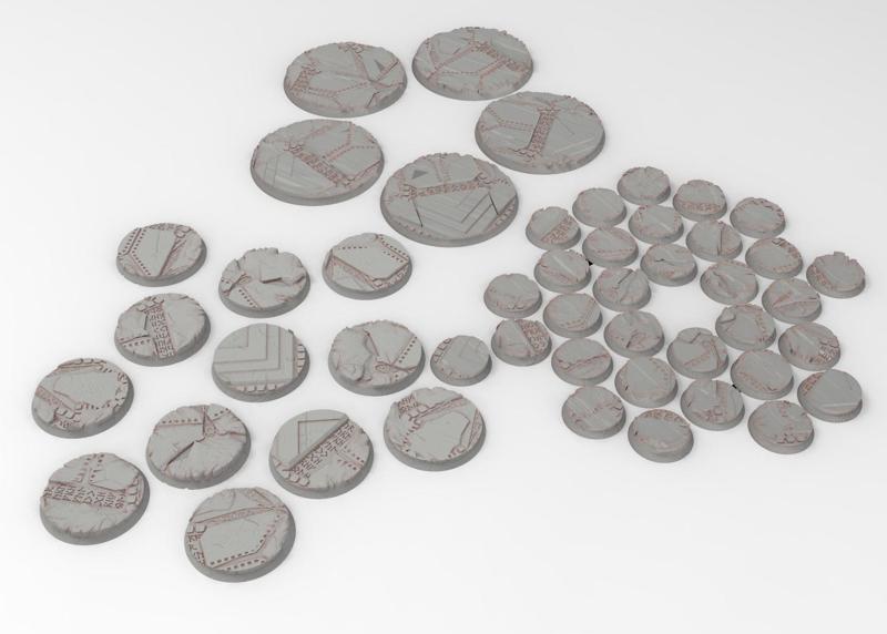 Set of bases for dwarf mine