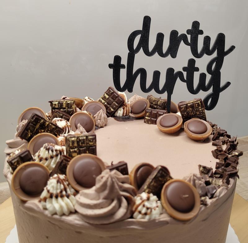 Caketopper Dirty Thirty
