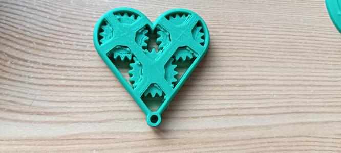 heart keychain