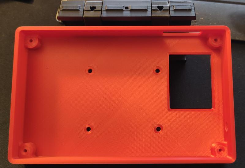 BTT HDMI 7 1.2 mount with holes on the back side