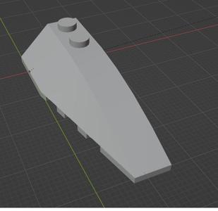 Lego compatible Wedge 6 x 2 Right 41747