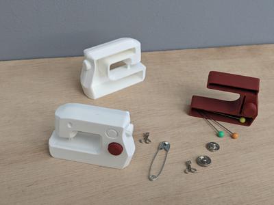 Mini Sewing Machine with Storage Compartment
