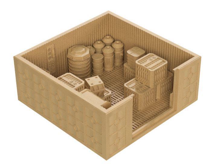 Sci Fi Corridor - Storage Bay#2