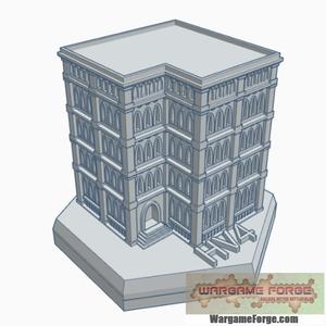 Gothic Building 71 Hex Map Scale HMSG071