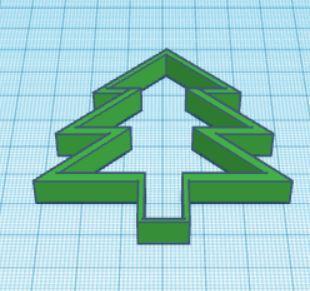 vykrajovátko stromeček