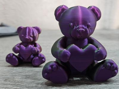 Valentine's Bear with Heart in Paws