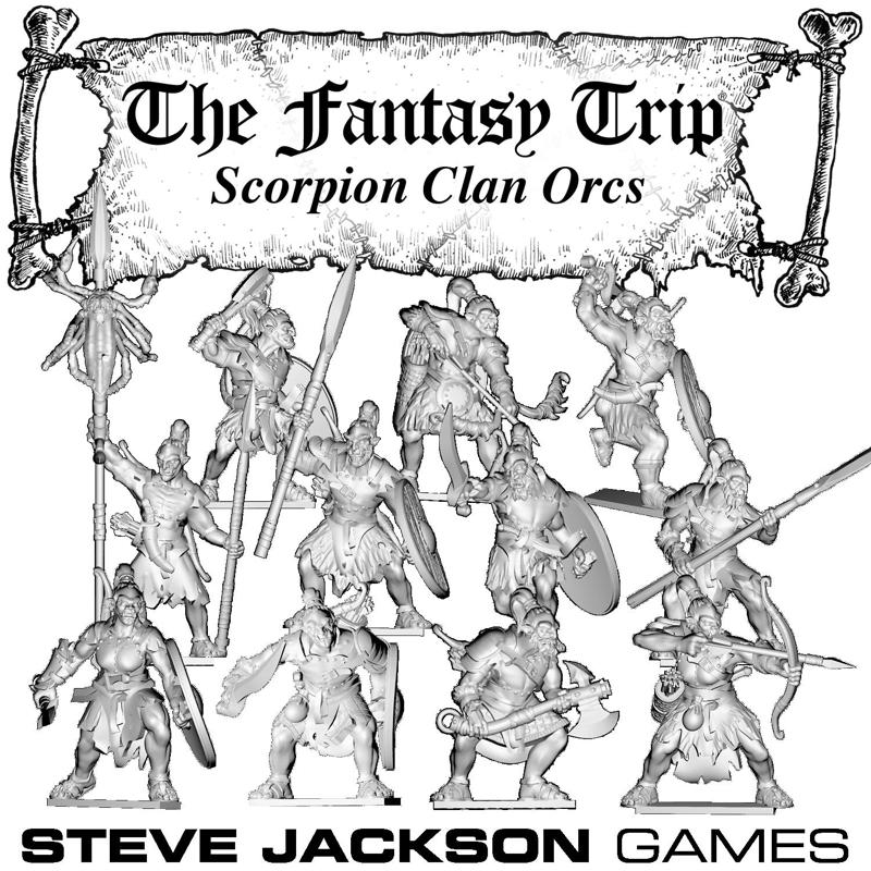 The Fantasy Trip: Foes – Scorpion Clan Orcs