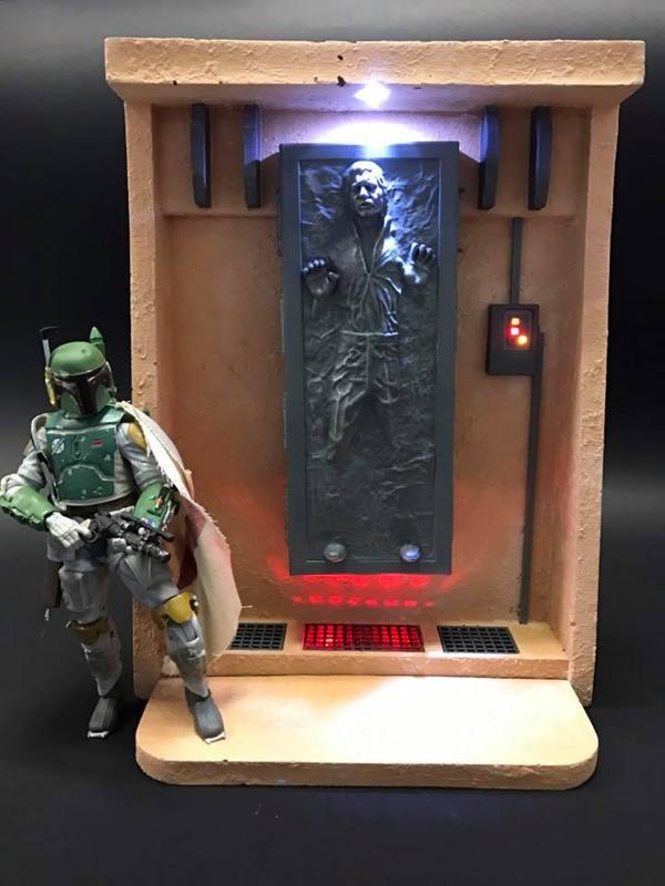 Star Wars Han Solo Carbonite Stand (No Carbonite)