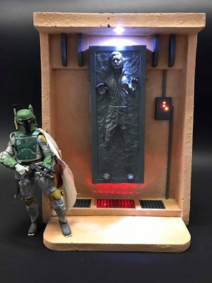 Star Wars Han Solo Carbonite Stand (No Carbonite)