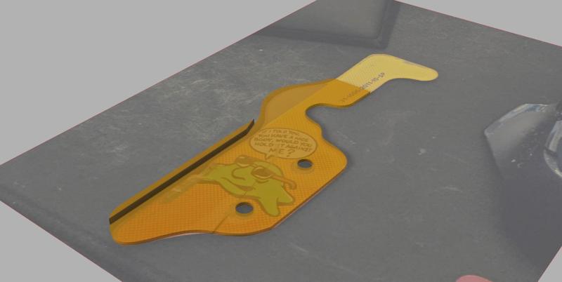 Elvira and the Party Monsters Pinball machine kicker plastic protector