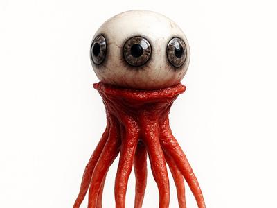 EYEBALL OCTOPUS DROIT DE ALIEN EARTH