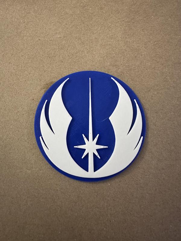 Star Wars Symbol of the Jedi Order with back plate