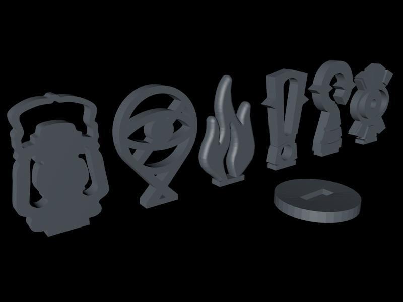 Tokens for the Mansions of Madness